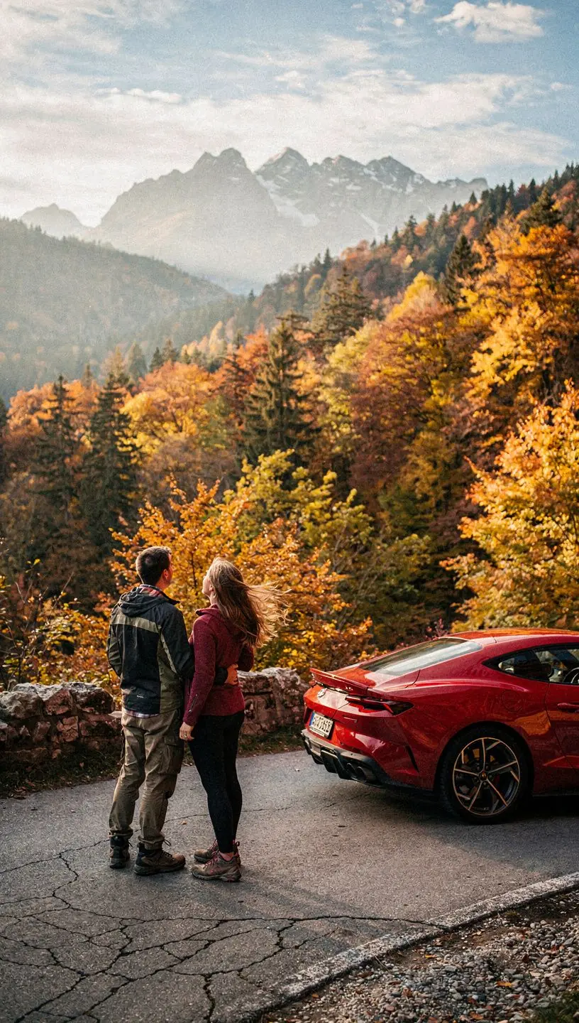 Mapa Slovenska s vyznačenými scenickými trasami pre nezabudnuteľné výlety